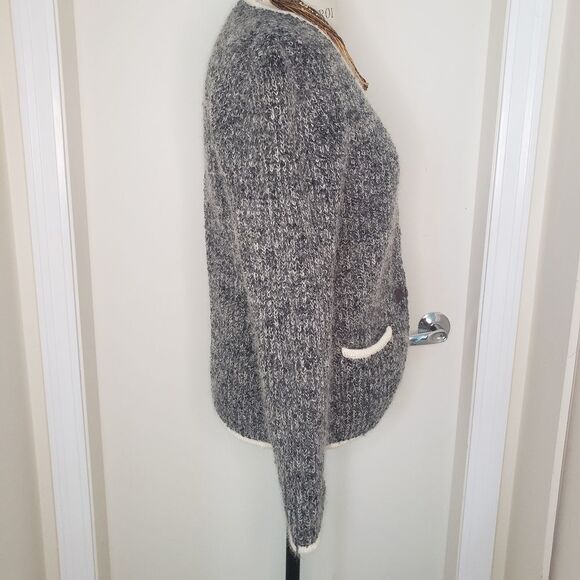 Vintage HBC Mohair Knit Cardigan - Picture 3 of 7